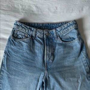 H&M Light Blue Wide Leg Jeans